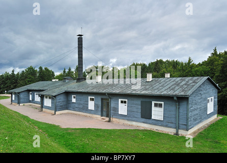 Crematory block Natzweiler-Struthof, the only WW2 concentration camp established by Nazis on French territory, Alsace, France Stock Photo