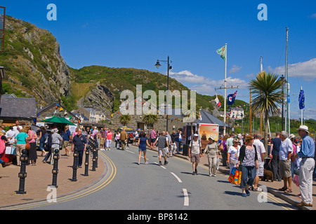 Barmouth, harbour, summer festival, boats, North Wales, UK Stock Photo