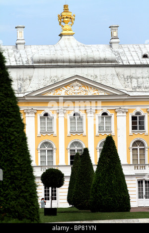 Peterhof Palace and Garden in St. Petersburg, Russia Stock Photo