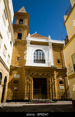 Church of Parroquia de Nuestra Señora de la Palma, Cádiz. (Palma Parish Church, in Cadiz.) Spain. Stock Photo