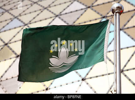 Regional flag of Macao, China Stock Photo