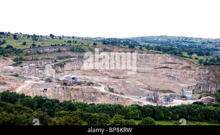 Dene quarry Cromford derbyshire england uk Stock Photo