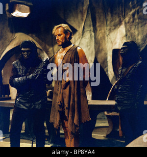 BUCK KARTALIAN & CHARLTON HESTON PLANET OF THE APES (1968 Stock Photo ...