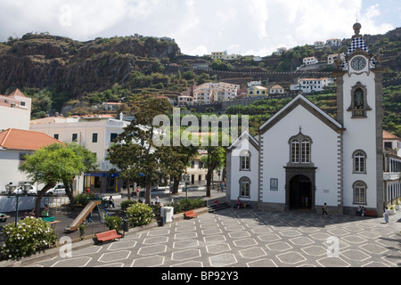 Igreja de Sao Bento Church, Ribeira Brava, Madeira, Portugal Stock Photo