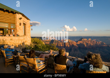 Grand Canyon Lodge North rim Grand Canyon National Park Arizona Stock Photo