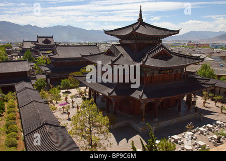 Mu Family Mansion, old town, Lijiang, Yunnan Province, China Stock Photo