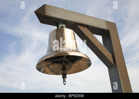 Ship's brass bell Stock Photo
