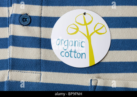 An organic cotton polo shirt. Stock Photo