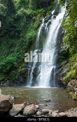 Waterfall in Marangu Kilimanjaro Tanzania Stock Photo