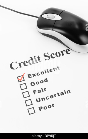 Good Credit Score, Business Concept for Background Stock Photo