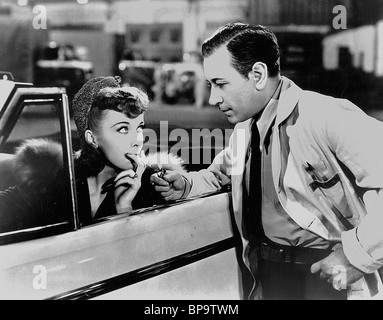 IDA LUPINO, GEORGE RAFT, THEY DRIVE BY NIGHT, 1940 Stock Photo