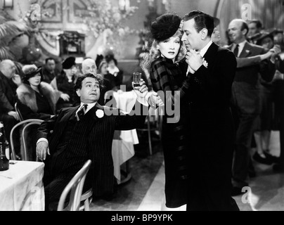 EDWARD G. ROBINSON MARLENE DIETRICH GEORGE RAFT MANPOWER (1941) Stock Photo