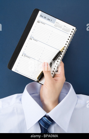 Personal Organizer and shirt, Business Concept Stock Photo