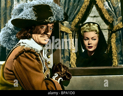 IAN KEITH, LANA TURNER, THE THREE MUSKETEERS, 1948 Stock Photo