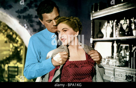 JOSEPH COTTEN, JOAN FONTAINE, SEPTEMBER AFFAIR, 1950 Stock Photo