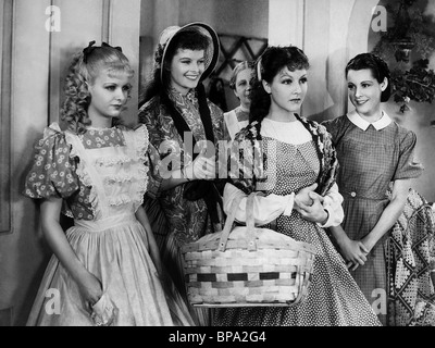 JOAN BENNETT, KATHARINE HEPBURN, JEAN PARKER, FRANCES DEE, LITTLE WOMEN, 1933 Stock Photo