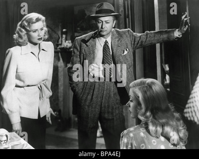 JACQUELINE WHITE, ROBERT YOUNG, GLORIA GRAHAME, CROSSFIRE, 1947 Stock Photo