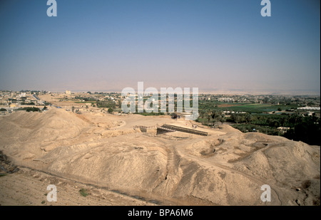 Palestinian territories, Jordan Valley, Tel Jericho or Tell es-Sultan the 'oldest city in the world' Stock Photo