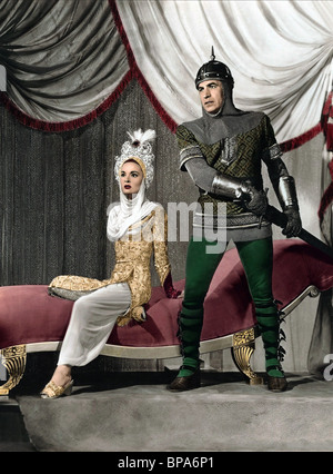 ANN BLYTH, DAVID FARRAR, THE GOLDEN HORDE, 1951 Stock Photo