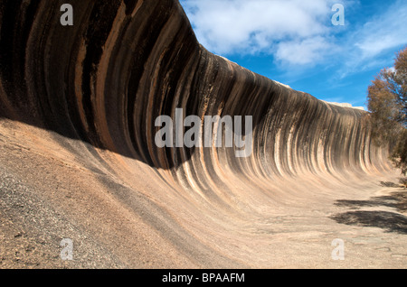 Wave Rock patterns Hyden Western Australia Stock Photo - Alamy