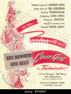 FILM POSTER COVER GIRL (1944) Stock Photo