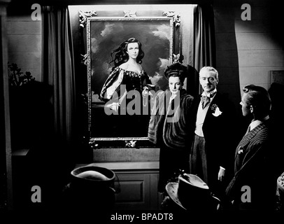 CATHY DOWNS, CLIFTON WEBB, THE DARK CORNER, 1946 Stock Photo