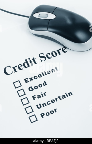 Credit Score, Business Concept for Background Stock Photo