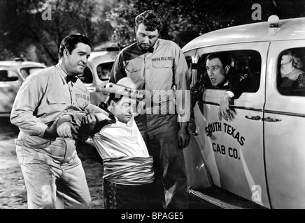 BARRY NELSON, LOU COSTELLO, PETER WITNEY, BUD ABBOTT, RIO RITA, 1942 Stock Photo