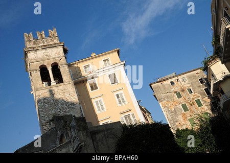 Street Scenes - Corfu Town Stock Photo