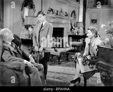 FRANK MORGAN, RODDY MCDOWALL, IRENE DUNNE, THE WHITE CLIFFS OF DOVER, 1944 Stock Photo