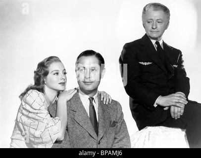 EVELYN KEYES, ROBERT MONTGOMERY, CLAUDE RAINS, HERE COMES MR. JORDAN, 1941 Stock Photo