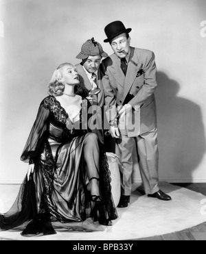 ADELE JERGENS, LOU COSTELLO, BUD ABBOTT, MEET THE INVISIBLE MAN, 1951 Stock Photo