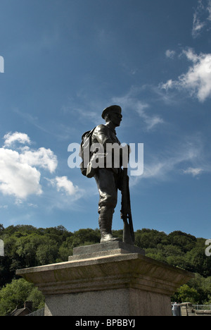 Ironbridge War memorial - Ironbridge Shropshire. Stock Photo