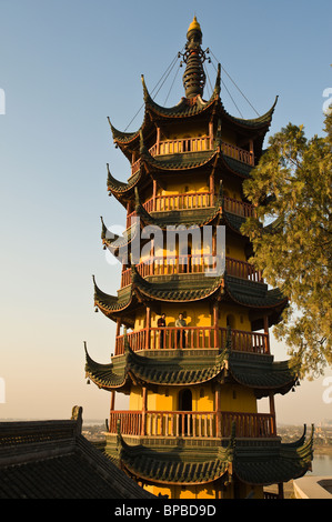 Jinshan (Golden Hill) Temple pagoda, Zhenjiang, china. Stock Photo