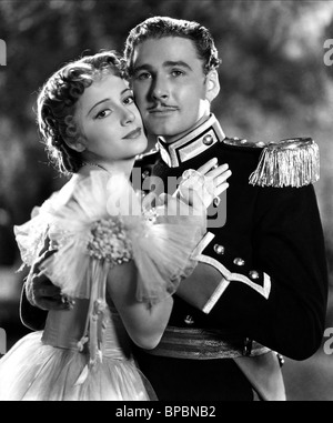 OLIVIA DE HAVILLAND, ERROL FLYNN, THE CHARGE OF THE LIGHT BRIGADE, 1936 Stock Photo