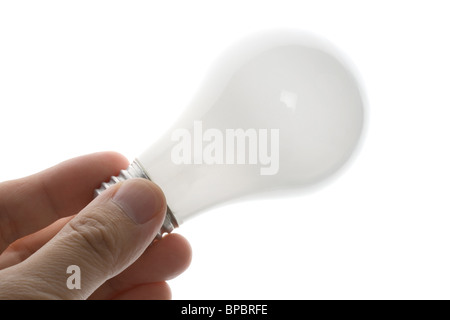 Light Bulb close up shot Stock Photo