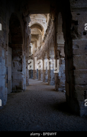 The Roman Amphitheatre (Les Arenes), Arles Stock Photo