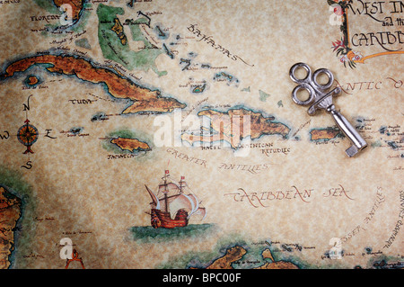 Treasure Map Stock Photo