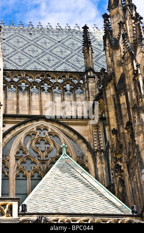 St Vitus Cathedral Prague Czech Republic Europe Stock Photo