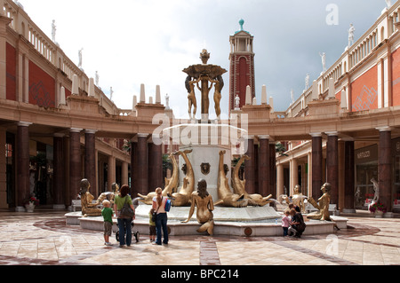 an ornate fountain in barton square shopping centre, manchester, uk Stock Photo