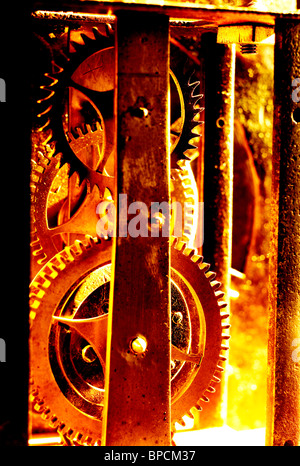 old clockwork Stock Photo