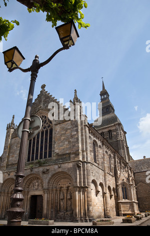 St Saviour's Basilica, Dinan, Brittany, France Stock Photo