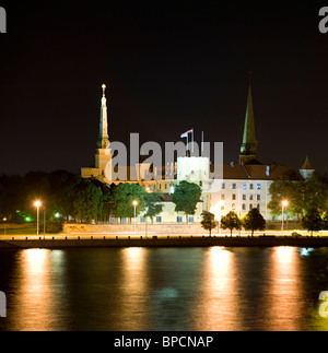 Riga Castle - the official residence of the President of Latvia Stock Photo