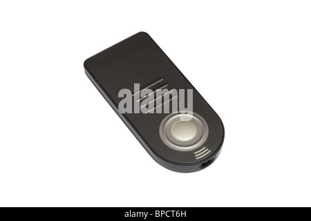 Remote control for DSLR camera. Isolated on white background with clipping path Stock Photo