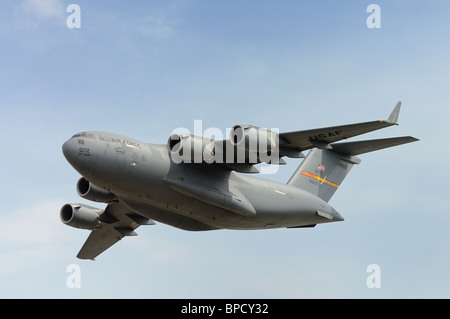 Boeing C-17A Globemaster III Number 00172 from the US Air Force 97th AMW,  Altus AFB,  The Spirit of Denali at the 2010 RIAT Stock Photo