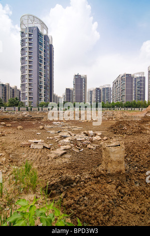 Suburbs in Nanjing, China Stock Photo