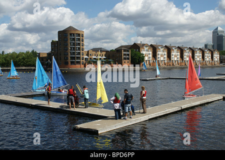 Greenland Docks, Surrey Quays, London, England, UK, SE16 Stock Photo ...