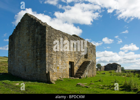 Black Middens Bastle House (fortified farmstead), Northumberland, England UK Stock Photo