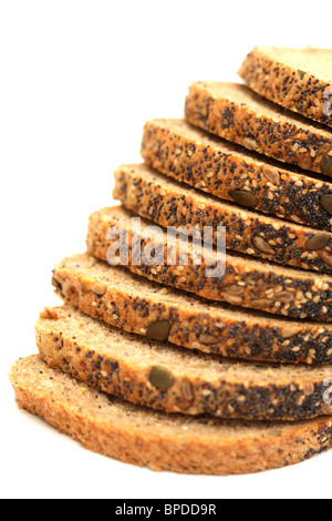 Sliced Seeded Bloomer Loaf Stock Photo