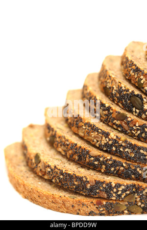 Sliced Seeded Bloomer Loaf Stock Photo